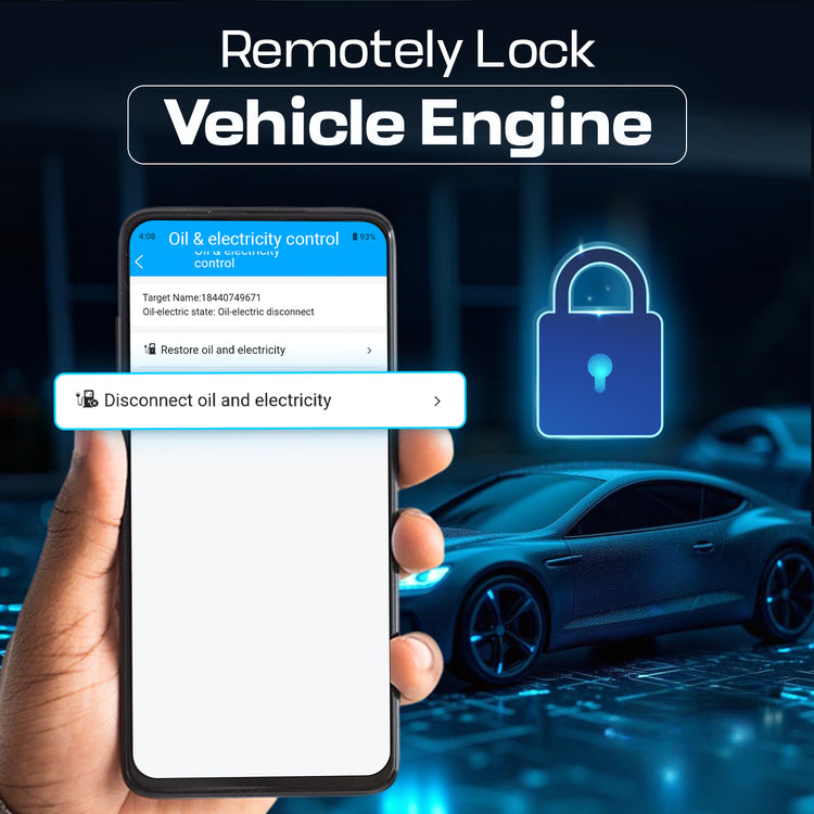 Trenzu 4G GPS Tracker | Wired Vehicle Tracking Device with Real-Time GPS, AGPS, LBS | Wide Voltage (9-90V) | Anti-Tamper Alarm | Fleet & Car Security System