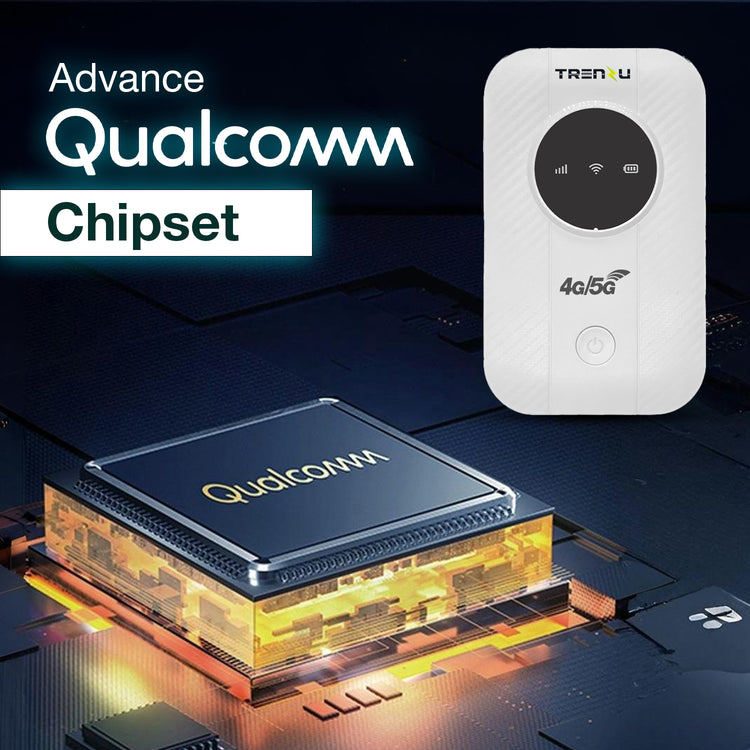 Trenzu 4G LTE Portable WiFi Hotspot Device | Pocket WiFi Dongle 5G/4G All Sim Support | Upto 150Mbps, 2100mAh Battery | Plug & Play Wireless Data Card WiFi Dongle with Sim Slot for Laptop & Travel