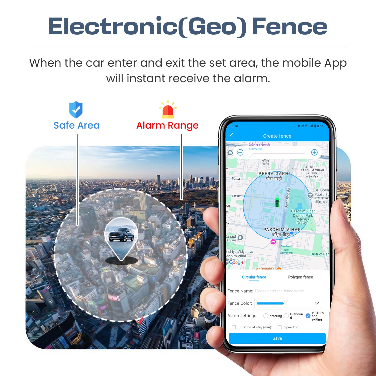 Trenzu 4G GPS Tracker | Wired Vehicle Tracking Device with Real-Time GPS, AGPS, LBS | Wide Voltage (9-90V) | Anti-Tamper Alarm | Fleet & Car Security System