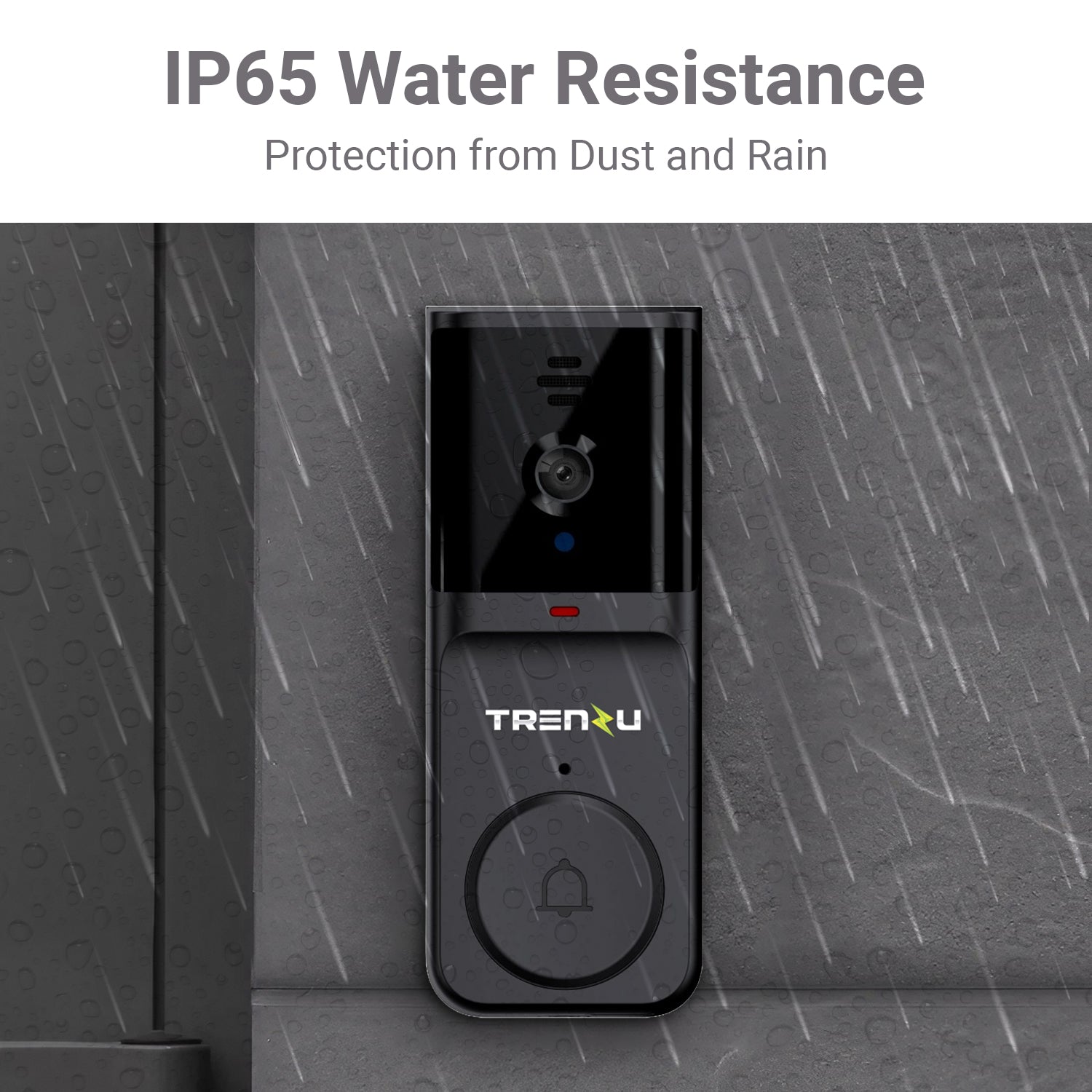Smart WiFi Video Doorbell | Calling Ring Door Bell Wireless | Two-Way Calling | Night Vision, Motion Detection, App Control